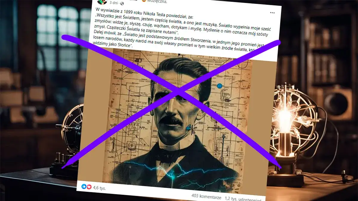 Nikola Tesla nie wynalazł prądu? Prawda o AC, która zasiliła świat